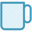 Tasse Glas Tee Symbol