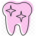 Teeth Color Shadow Line Icon Icon