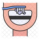 Teeth Brush Dental Care Icon