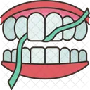 Teeth Floss Dentistry Icon