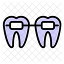 Dental Braces Dental Care Dental Health Icon