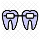 Dental Braces Dental Care Dental Health Icon