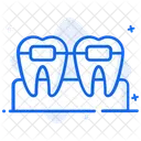 Dental Braces Dental Care Dental Health Icon