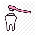 Teeth Brushing Morning Routine Habits Icon