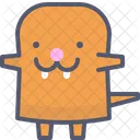 Teeth Dino Happy Icon