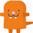 Teeth Dino Happy Icon