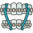 Teeth Braces Brackets 아이콘