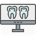 Teeth Monitor Computer Dental Icon