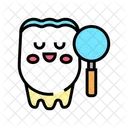 Tooth Research Color Icône