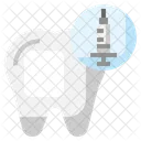 Teeth Syringe Syringe Dental Care Icon
