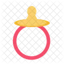 Teether Baby Shower Icon