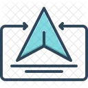 Teilen Senden Informationen Nachricht Brief Messaging Pfeilspitze Vorwarts Vorher Vorwarts Verteilen Symbol