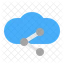 Cloud Netzwerk Kommunikation Symbol