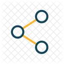 Teilen Kommunikation Verbindung Symbol