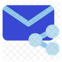 Teilen Umschlag E Mail Symbol