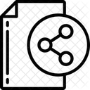 Teilen Anzeigen Symbol