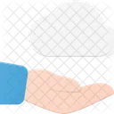Teilen Cloud Pflege Symbol
