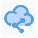 Cloud Teilen Symbol