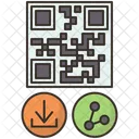 QR-Code teilen  Symbol