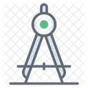 Zeichenzirkel Geometrie Werkzeug Teiler Symbol