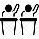 Teilnahme Unterstutzung Debatte Icon