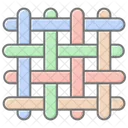 Icono De Color Lineal De Tejido Celta Icono