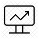 Grafico De Crescimento Area De Trabalho Negocios E Financas Ícone