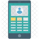 Tela Digital Movel Smartphone Chamada Ícone