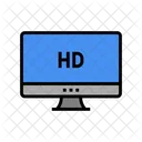 Hd Resolucao Computador Ícone