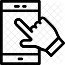 Tela Sensivel Ao Toque Celular Smartphone Ícone