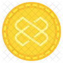 Telar Moneda Blockchain Cripto Dinero Digital Criptomoneda Icono