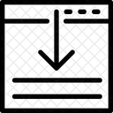 Telechargement Web Page Icône