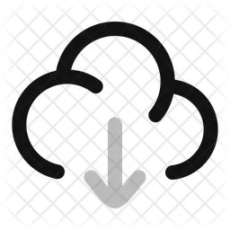Téléchargement en nuage  Icon