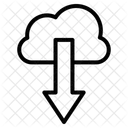 Téléchargement en nuage  Icon