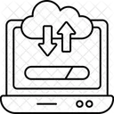 Téléchargement dans le cloud  Icône