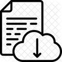 Telechargement De Document Cloud Icloud Note Icône