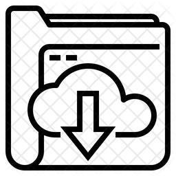 Téléchargement de données  Icône