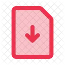 Telechargement De Fichier Telechargement Document Icon