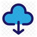 Cloud Telechargement Serveur Icône