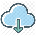 Télécharger depuis le cloud  Icône