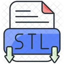 Telechargement Stl Document Telechargement De Document Icon