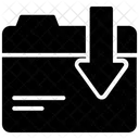 Dossier De Telechargement Telechargement De Fichiers Stockage De Donnees Icon