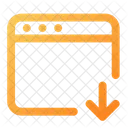 Fenetre De Telechargement De Donnees Icône