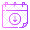 Événement de téléchargement  Icône