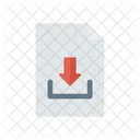 Document Telechargement Fichier Icône