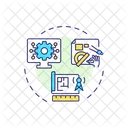 Telecom Network Planning Design Icon