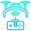 Signal De Drone Plage De Telecommande Signal De Telecommande Icône