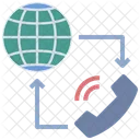 Worldwide Telecommunication Internet Icon