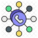 Telecommunication Telephone Communication Icon