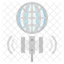 Telecommunication Data Transfer Telecommuting Icon